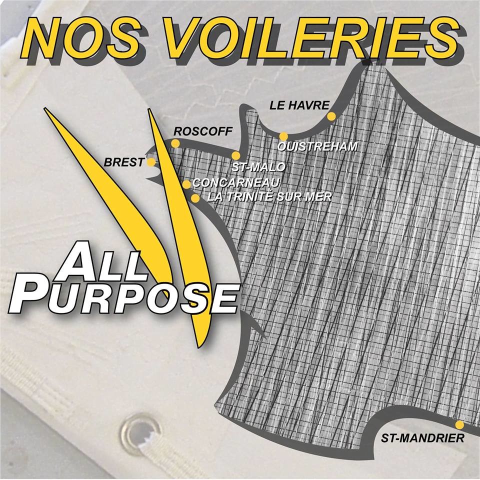 Réseau de voileries All Purpose en France