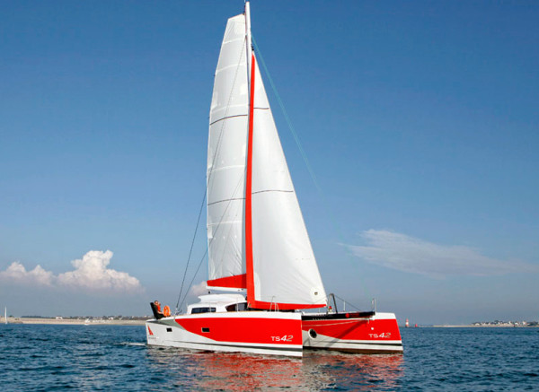 Catamaran de croisière TS42 ©Marsaudon Composites