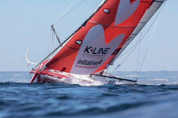 IMOCA 60 Initiatives Coeur Sam Davies ©Pierre Bourras