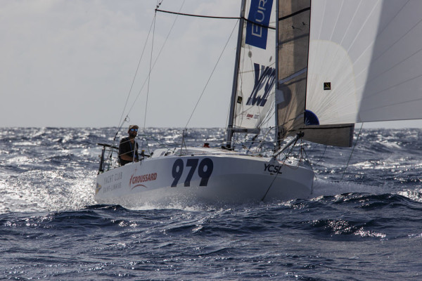 Victoire de Hugo Dalhenne 979 YC St Lunaire ARSEP Mini Transat ©Alexis Courcoux