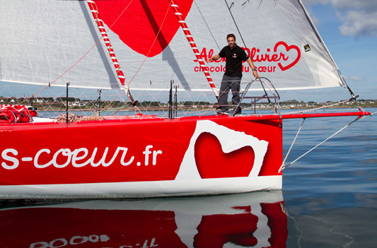 Vendée Globe 2012 Tanguy de Lamotte ©Stéphanie Gaspari