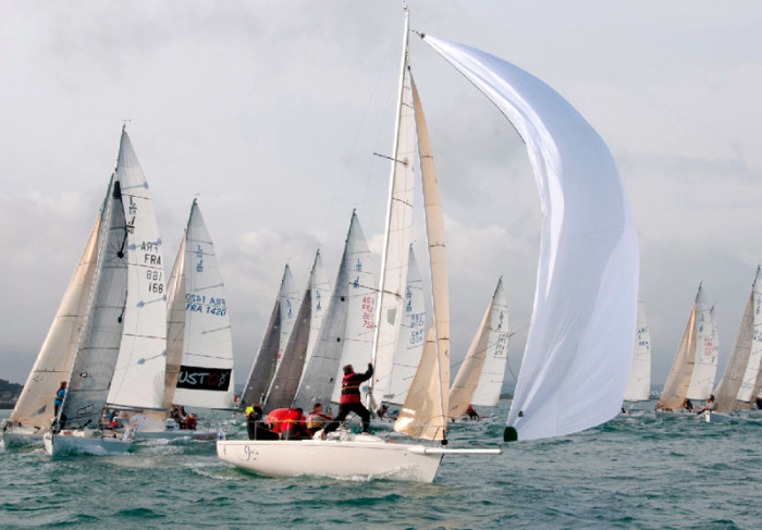 Gan'ja Luc Nadal vice-champion du monde J80 ©Bruno Planchais Marine Nationale