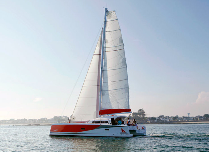 Catamaran de croisière TS42 ©Marsaudon Composites