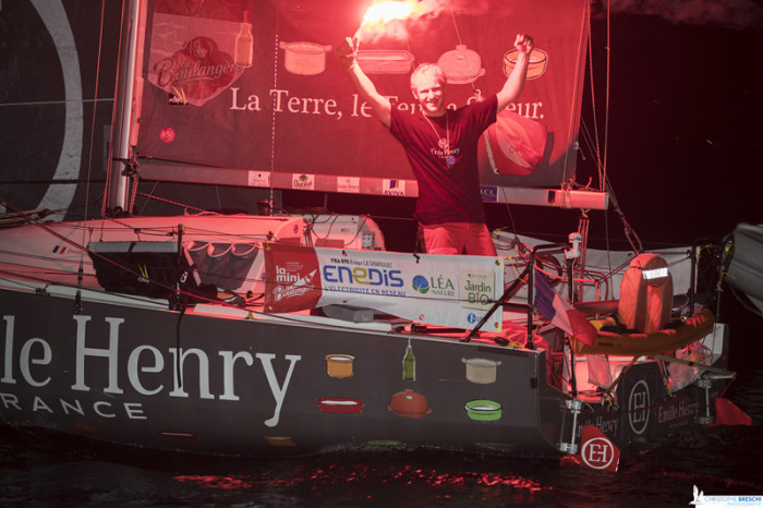 Erwan Le Draoulec - Emile Henry vainqueur de la Mini Transat ©Christophe Breschi
