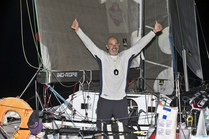 Jörg Riechers - Lilcenthal 2° Mini Transat 2017 en proto ©Christophe Breschi