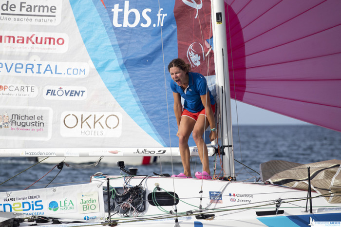 Clarisse Crémer - TBS deuxième Mini Transat en série ©Christophe Breschi